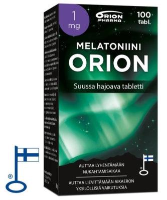 Melatoniini Orion 1 Mg, Suussa hajoava - Apteekki 360 Helsinki - Verkkoapteekki