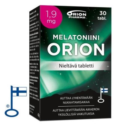 Melatoniini Orion 1,9 Mg, Nieltävä - Apteekki 360 Helsinki - Verkkoapteekki