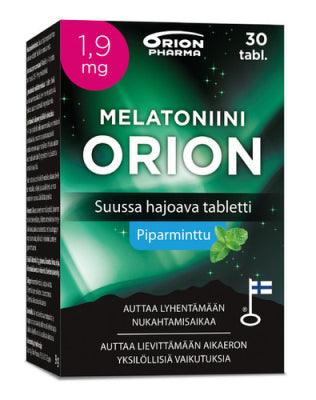 Melatoniini Orion 1,9 Mg Piparminttu - Apteekki 360 Helsinki - Verkkoapteekki