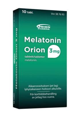 Melatonin Orion 3 Mg Tabl - Apteekki 360 Helsinki - Verkkoapteekki