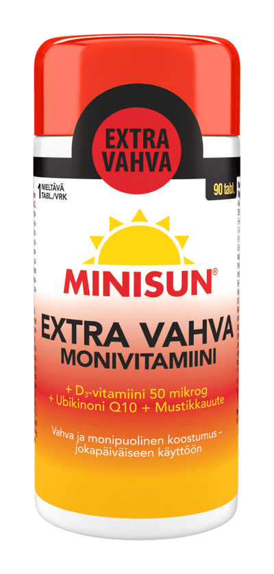 Minisun Monivitamiini Extra Vahva - Apteekki 360 Helsinki - Verkkoapteekki