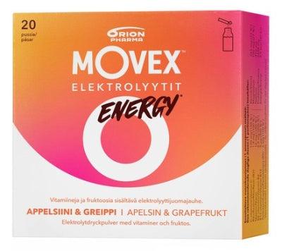 Movex Elektrolyyttijuomajauhe Energy - Apteekki 360 Helsinki - Verkkoapteekki