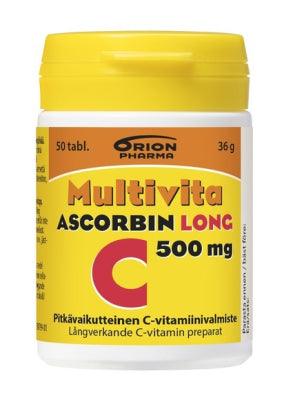 Multivita Ascorbin Long 500 Mg - Apteekki 360 Helsinki - Verkkoapteekki