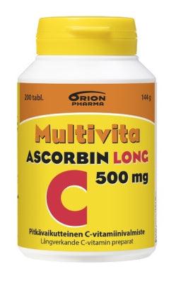 Multivita Ascorbin Long 500 Mg - Apteekki 360 Helsinki - Verkkoapteekki