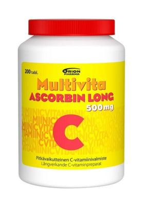 Multivita Ascorbin Long 500 Mg - Apteekki 360 Helsinki - Verkkoapteekki