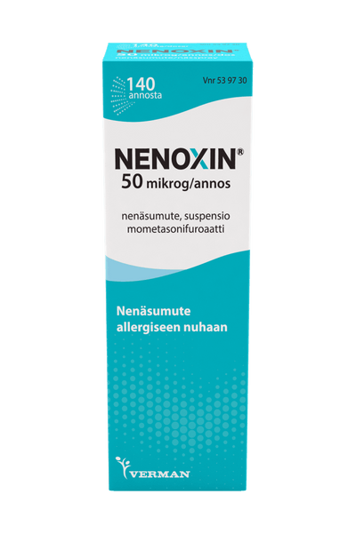 Nenoxin 0,05 Mg/Annos Nenäsumute, Susp - Apteekki 360 Helsinki - Verkkoapteekki