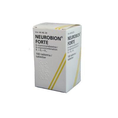 Neurobion Forte 0,2 Mg/100 Mg/200 Mg Tabl, Päällystetty - Apteekki 360 Helsinki - Verkkoapteekki