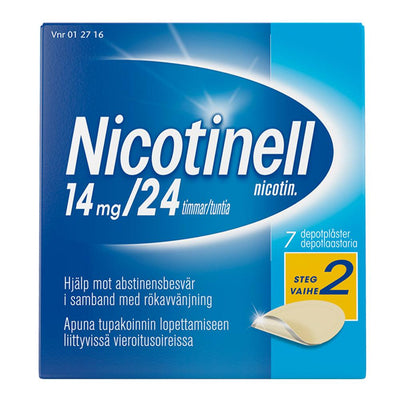 Nicotinell 14 Mg/24 Tuntia Depotlaast - Apteekki 360 Helsinki - Verkkoapteekki