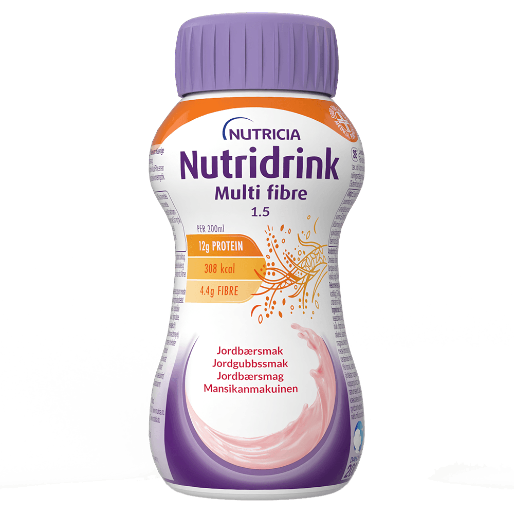 Nutridrink Multi Fibre Mansikka - Apteekki 360 Helsinki - Verkkoapteekki