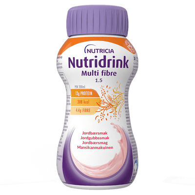 Nutridrink Multi Fibre Mansikka - Apteekki 360 Helsinki - Verkkoapteekki