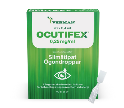 Ocutifex 0,25 Mg/Ml Silmätipat, Liuos, Kerta-Annospakkaus - Apteekki 360 Helsinki - Verkkoapteekki