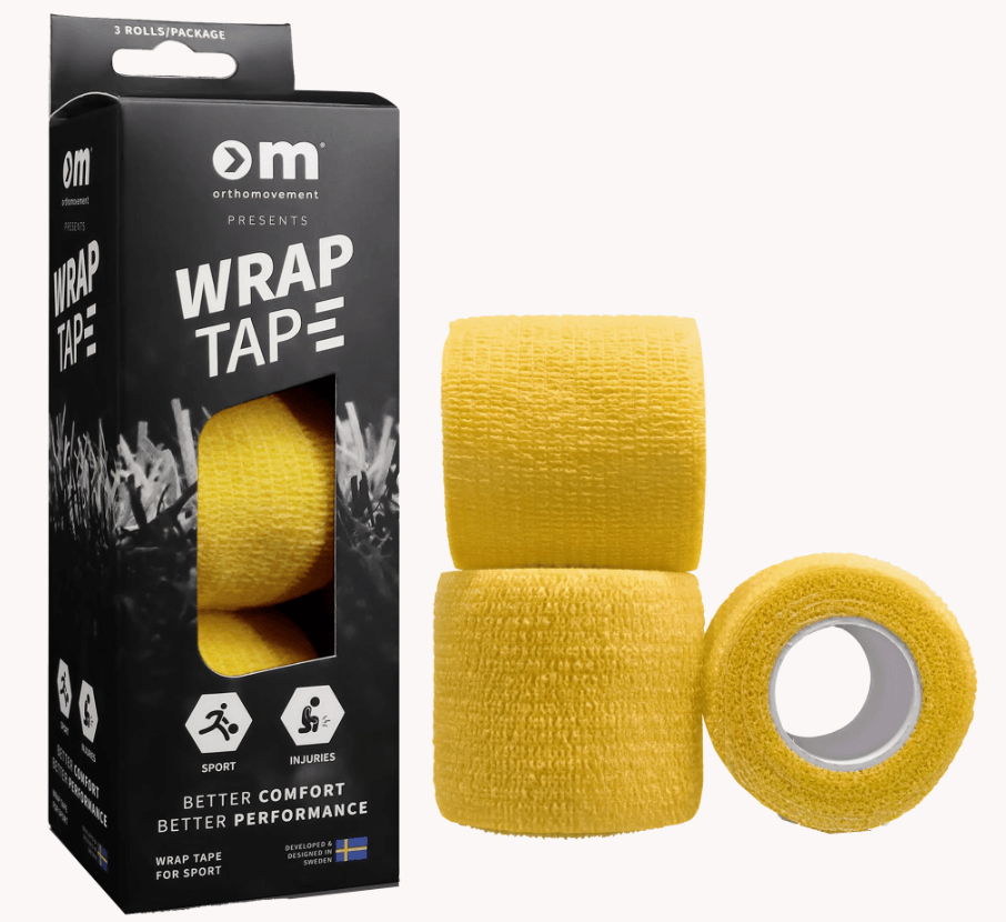 Om Wrap Tape 5Cm/4,5M - Yellow - Apteekki 360 Helsinki - Verkkoapteekki