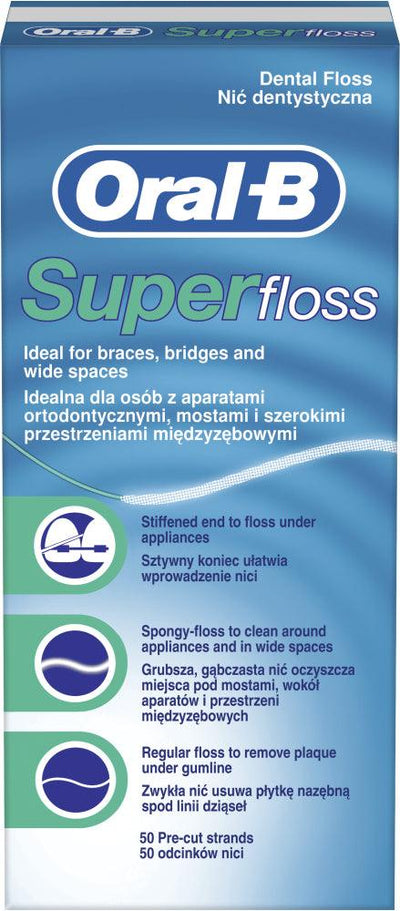 Oral-B Super Floss Hammaslanka - Apteekki 360 Helsinki - Verkkoapteekki