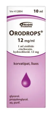 Orodrops 12 Mg/Ml Korvatipat, Liuos - Apteekki 360 Helsinki - Verkkoapteekki