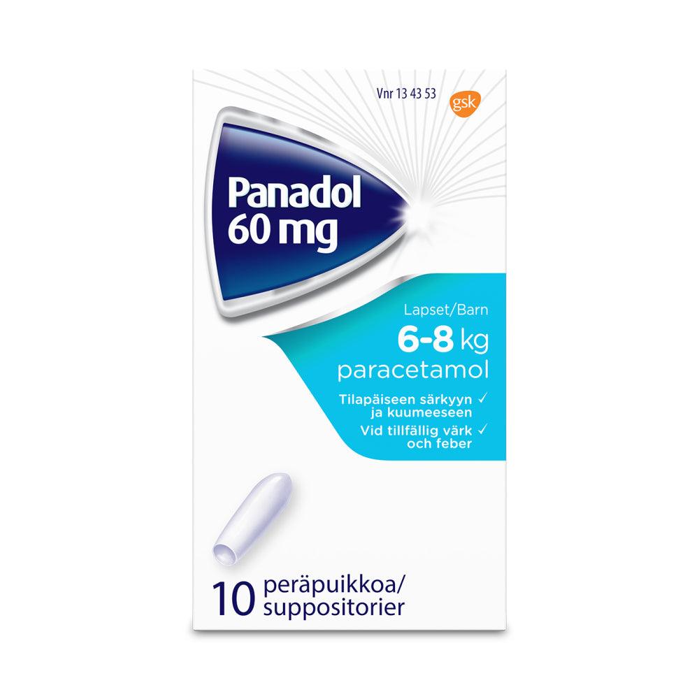 Panadol 60 Mg Peräpuikko - Apteekki 360 Helsinki - Verkkoapteekki