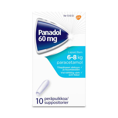 Panadol 60 Mg Peräpuikko - Apteekki 360 Helsinki - Verkkoapteekki