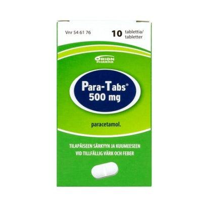 Para-Tabs 500 Mg Tabl - Apteekki 360 Helsinki - Verkkoapteekki