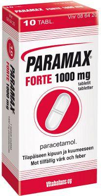 Paramax Forte 1000 Mg Tabl - Apteekki 360 Helsinki - Verkkoapteekki