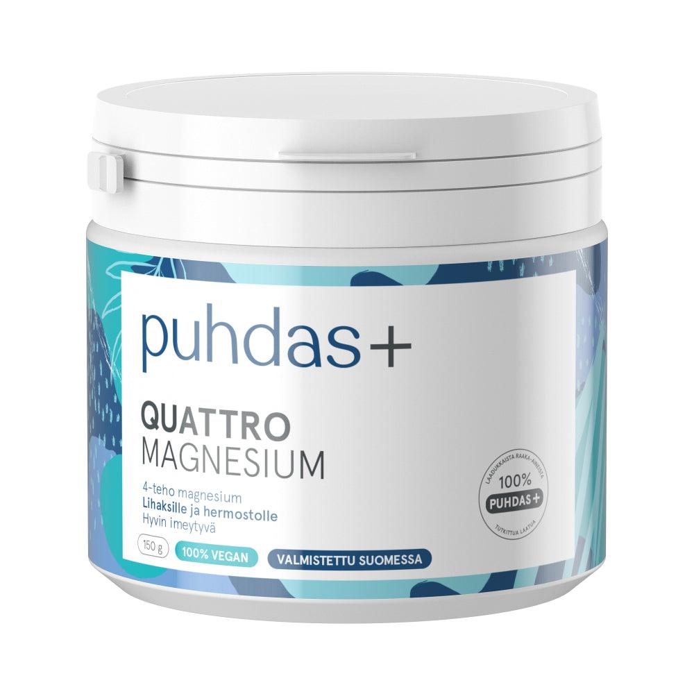 Puhdas+ Quattro Magnesium Jauhe - Apteekki 360 Helsinki - Verkkoapteekki