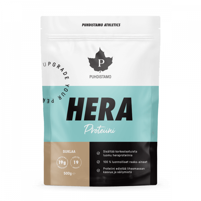 Puhdistamo Athletics Hera Suklaa 500 G - Heraproteiini - Apteekki 360 Helsinki - Verkkoapteekki