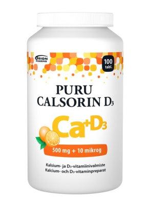 Puru Calsorin D3 500 Mg + 10 Mikrog - Apteekki 360 Helsinki - Verkkoapteekki