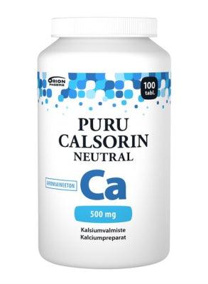 Puru Calsorin Neutral 500 Mg - Apteekki 360 Helsinki - Verkkoapteekki