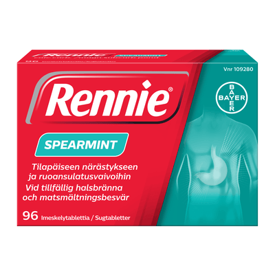 Rennie Spearmint 80 Mg/680 Mg Imeskelytabl - Apteekki 360 Helsinki - Verkkoapteekki