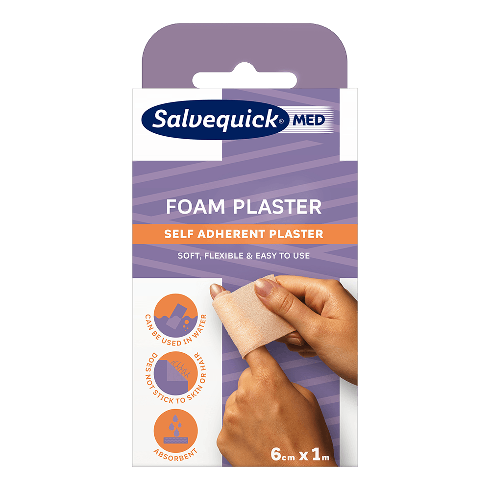 Salvequick Med 6Cmx1M Foam Plaster - Apteekki 360 Helsinki - Verkkoapteekki