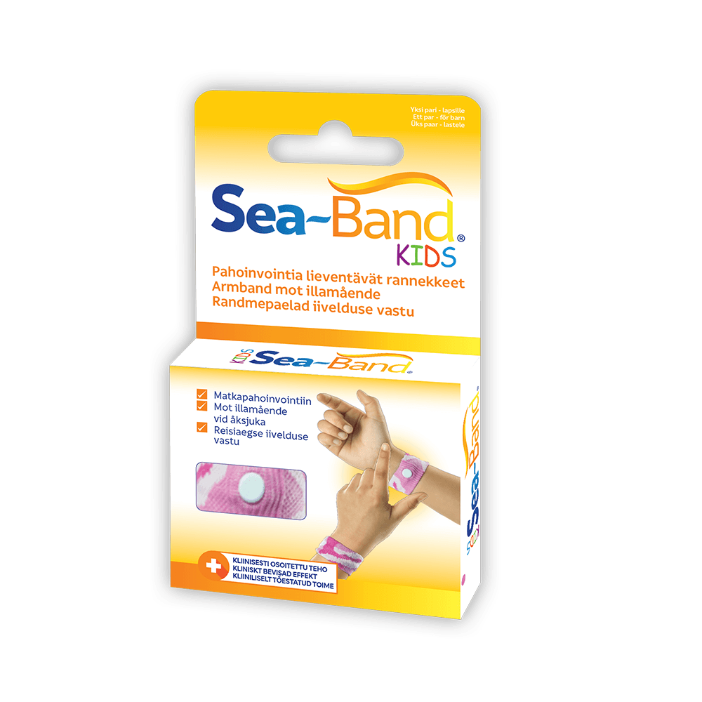 Sea-Band Kids Rannekkeet Pink - Apteekki 360 Helsinki - Verkkoapteekki