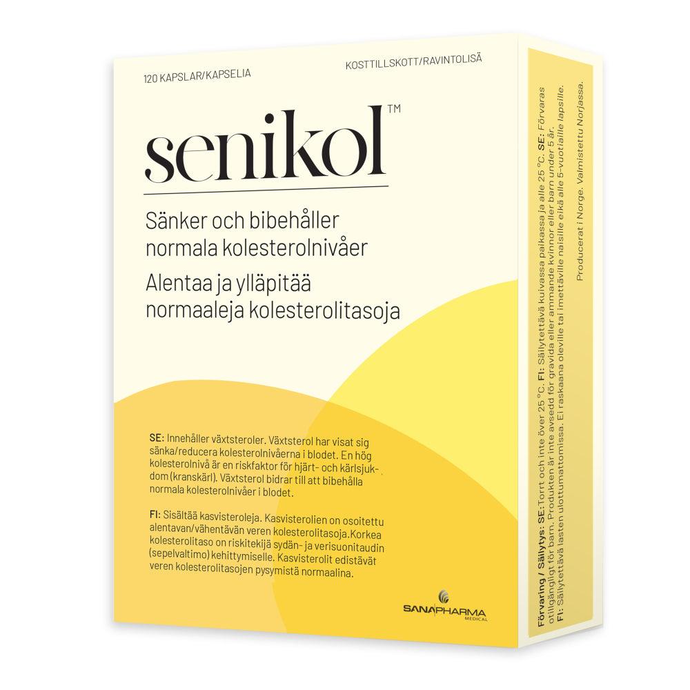 SENIKOL Kasvisteroli kapseli - Apteekki 360 Helsinki - Verkkoapteekki