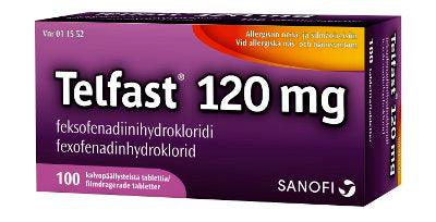 Telfast 120 Mg Tabl, Kalvopääll - Apteekki 360 Helsinki - Verkkoapteekki