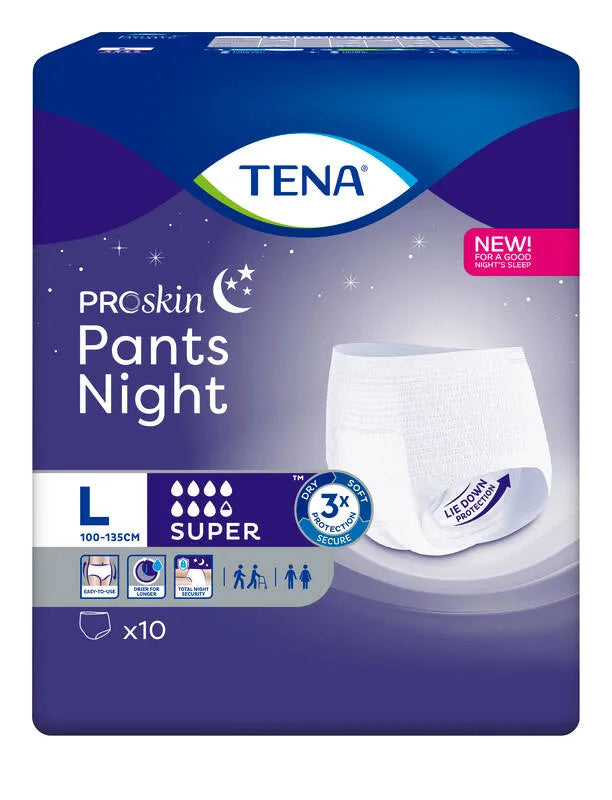 Tena Proskin Pants Night Super L - Apteekki 360 Helsinki - Verkkoapteekki