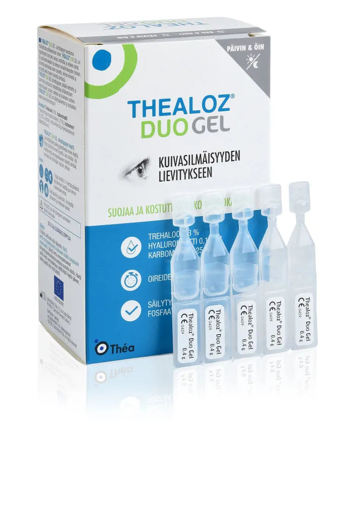 Thealoz Duo Gel Silmätippa Kerta-Annospakkaus, Säilytysaineeton - Apteekki 360 Helsinki - Verkkoapteekki