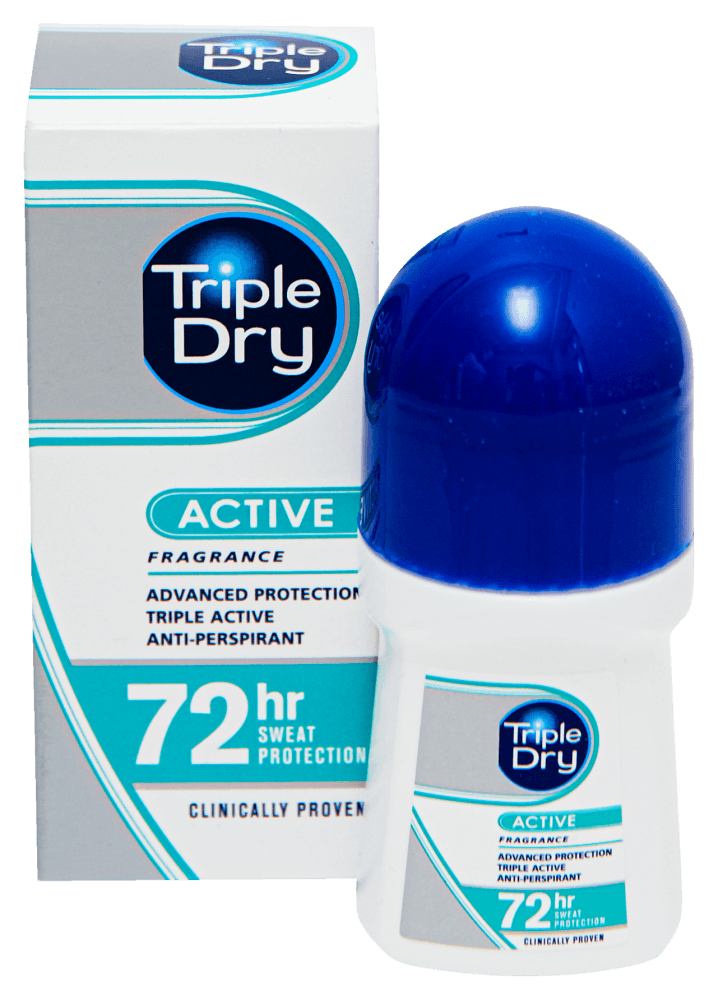 Triple Dry Women Active Roll-On 72H tuoksullinen Antiperspirantti Naisille - Apteekki 360 Helsinki - Verkkoapteekki