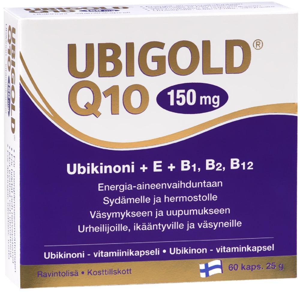 Ubigold Q10 150 Mg - Apteekki 360 Helsinki - Verkkoapteekki