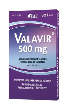 Valavir 500 Mg Tabl, Kalvopääll - Apteekki 360 Helsinki - Verkkoapteekki