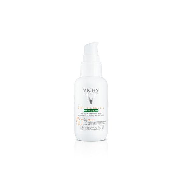 Vichy Capital Soleil UV-Clear aurinkosuojavoide SPF50+ - Apteekki 360 Helsinki - Verkkoapteekki