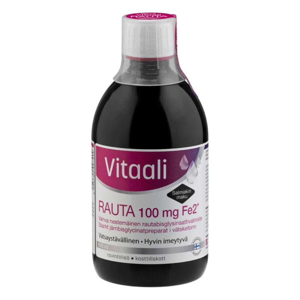Vitaali Rauta 100 Mg Salmiakinmaku - Apteekki 360 Helsinki - Verkkoapteekki